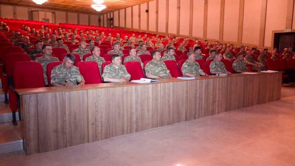 Naxçıvan Qarnizonunda növbəti komandir hazırlığı məşğələsi - FOTO