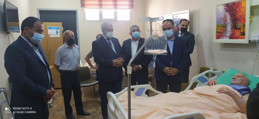 İcra başçısı Milli Qəhrəmanı xəstəxanada ziyarət etdi - FOTO
