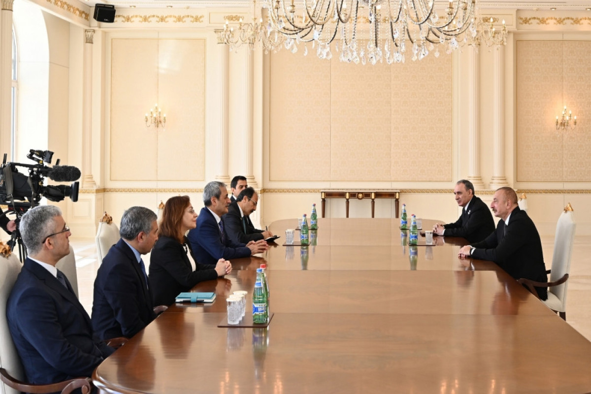 Prezident İlham Əliyev Türkiyə Ali Məhkəməsinin Baş prokurorunu qəbul etdi