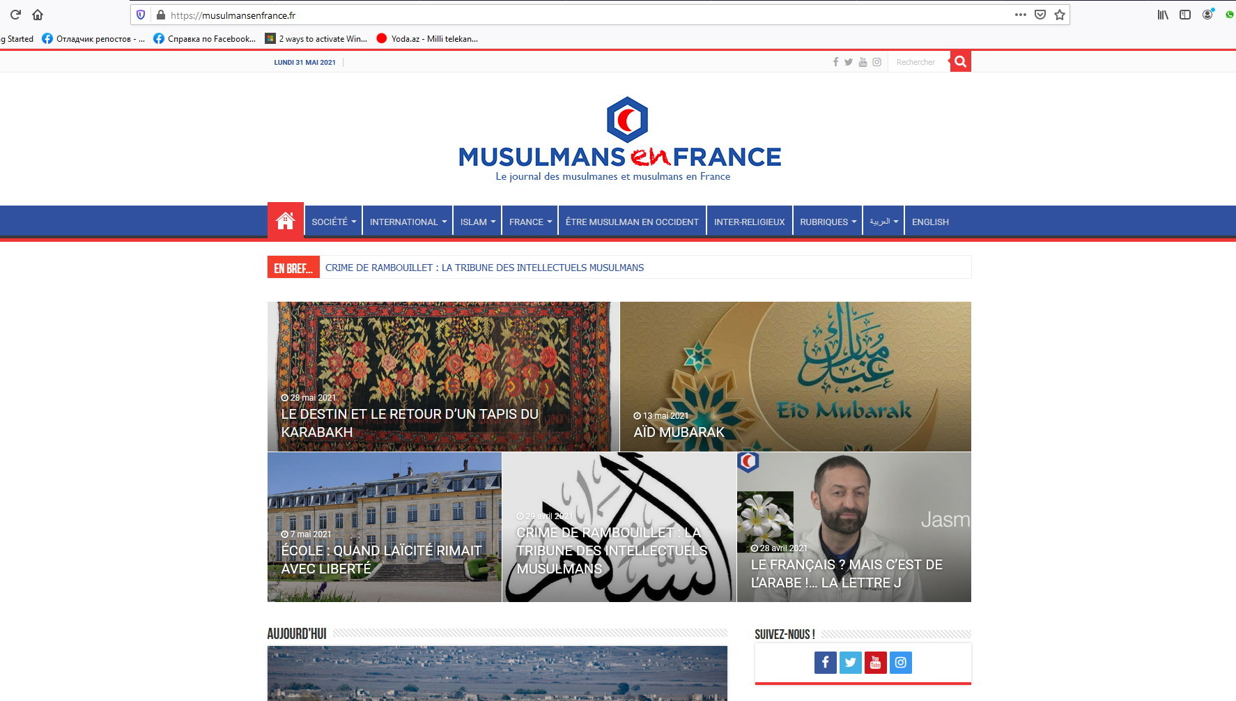 Fransa mediasında Qarabağ xalçasından YAZILDI