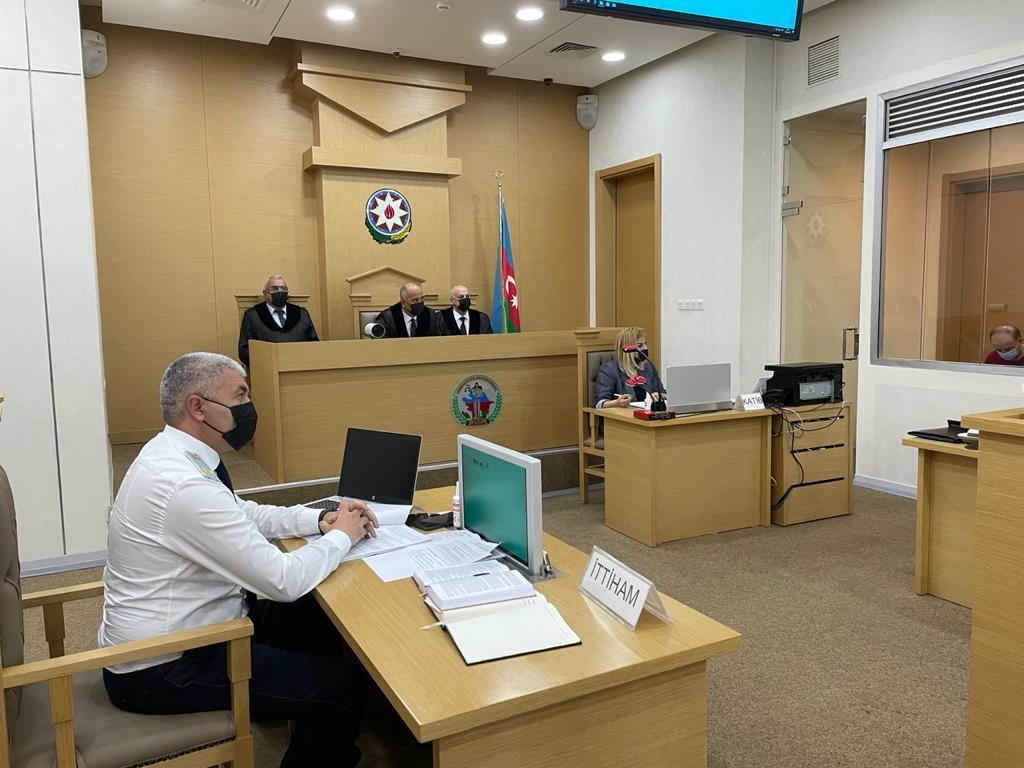 Ombudsman erməni terrorçuların məhkəməsində iştirak edib -FOTOLAR