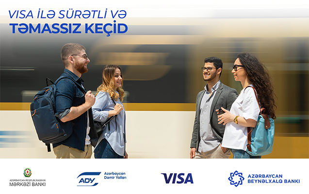 Beynəlxalq Bank dəmir yolu xətlərində təmassız ödənişləri genişləndirir
