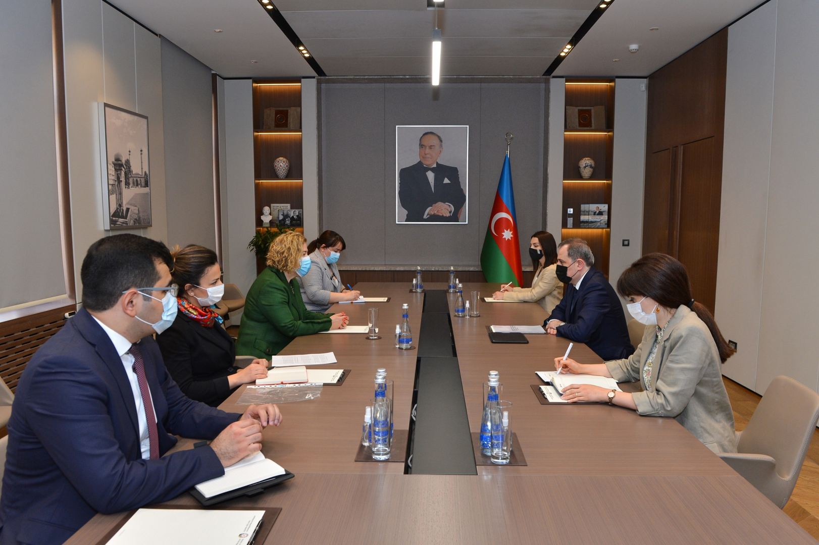 Ceyhun Bayramov Hande Harmancı ilə nələri müzakirə etdi...