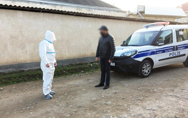 Darıxıb küçəyə çıxan COVID-19 xəstəsinə bu cəza verildi