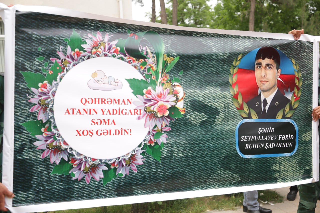 Vətən Müharibəsi Şəhidinin qız övladı dünyaya gəldi - FOTOLAR