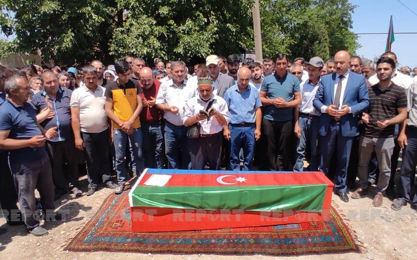 Kəlbəcərdə şəhid olan icra nümayəndəsi dəfn olundu
