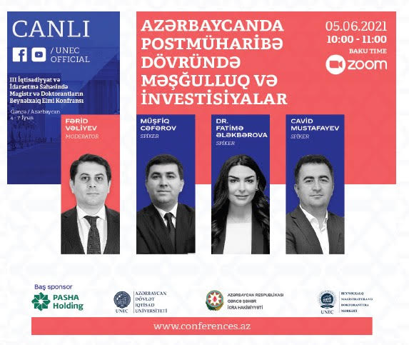 “Azə­rbaycanda postmüharibə­ dövründ­ə məşgulluq v­ə investisiyalar” mövzusunda “workshop”