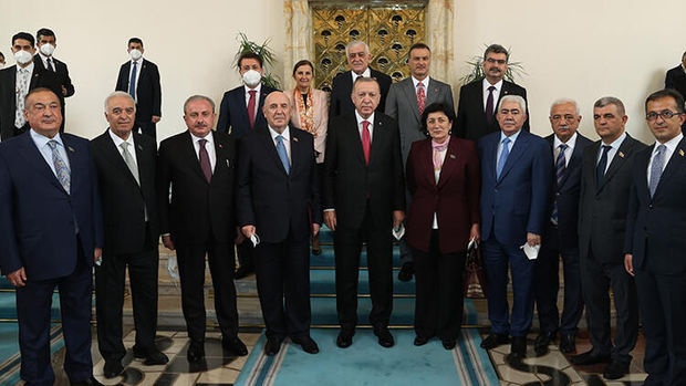 Türkiyə Prezidenti azərbaycanlı deputatları qəbul etdi - YENİLƏNİB 