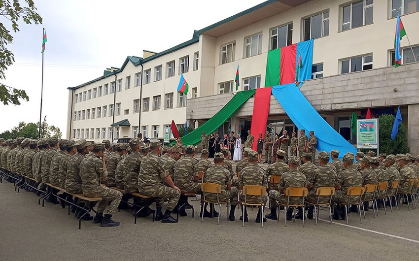 Şuşada hərbçilər üçün tədbir keçirilib - FOTOLAR