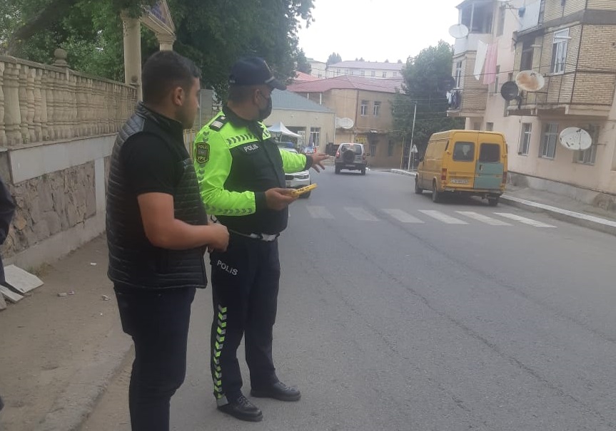 Yol polisi Daşkəsəndə reyd keçirdi