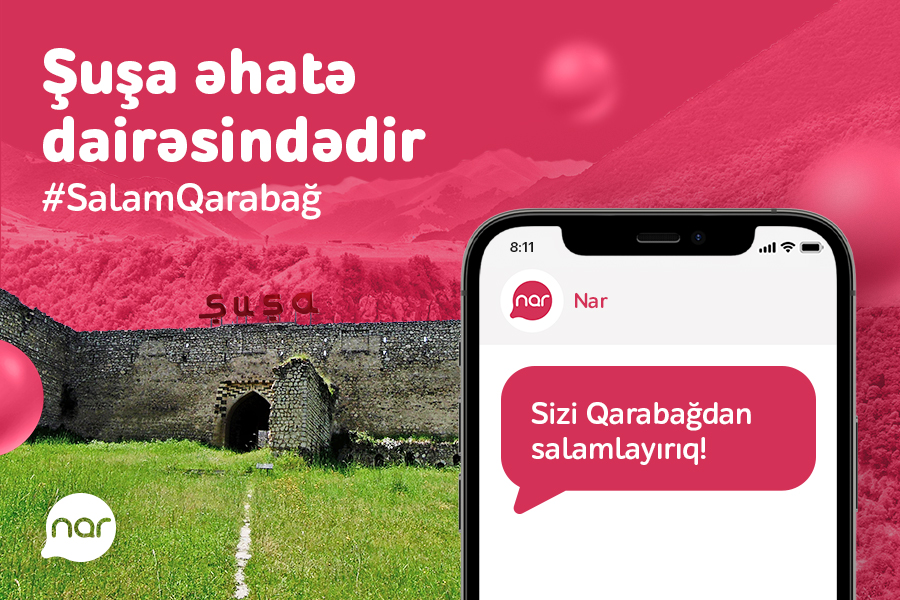 “Nar” azad edilmiş ərazilərdə şəbəkəni genişləndirir 