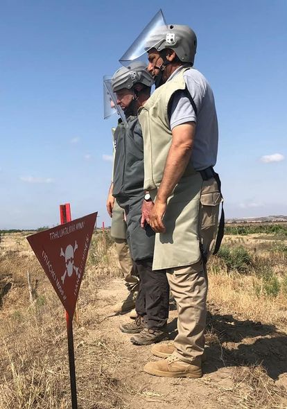 Britaniya MN mina təhlükəsi ilə bağlı Azərbaycanda araşdırma aparıb - FOTO