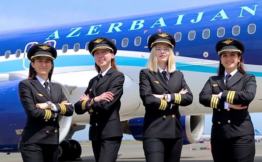 AZAL-da ilk qadın pilotlar işə başladı - VİDEO