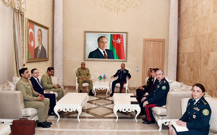 Elçin Quliyev Pakistanın ordu generalı ilə görüşüb - FOTO