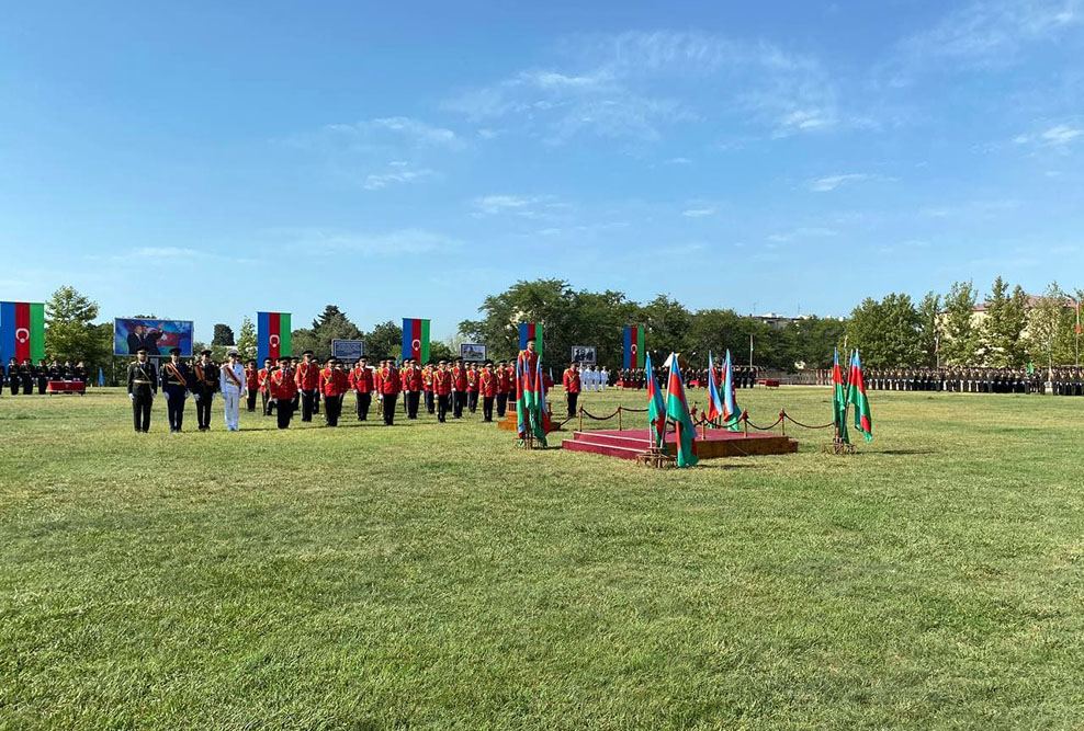 Ali Hərbi Məktəbdə buraxılış mərasimi keçirildi - FOTO