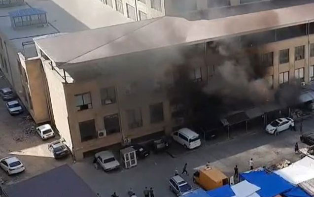 Xırdalanda təzə bazarda YANĞIN