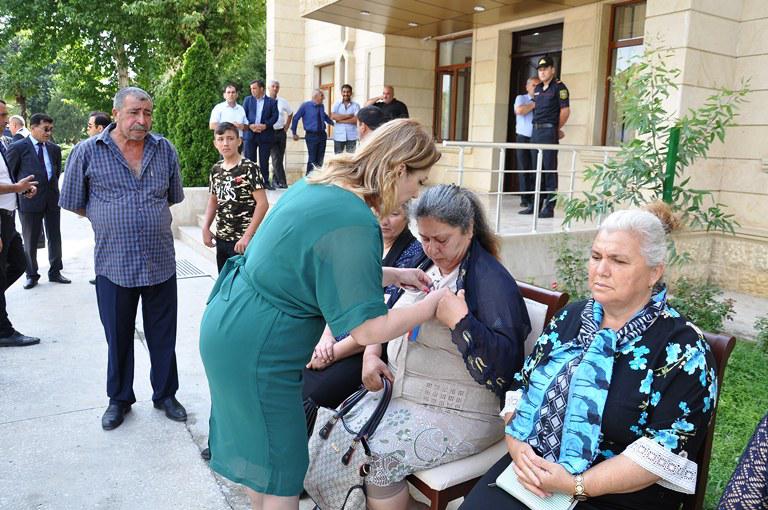 Goranboyda Silahlı Qüvvələr Günü Şəhid ailələri ilə görüş keçirilib - FOTOLAR