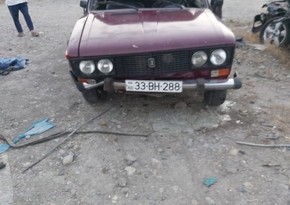 Kürdəmirdə yol qəzası - FOTO