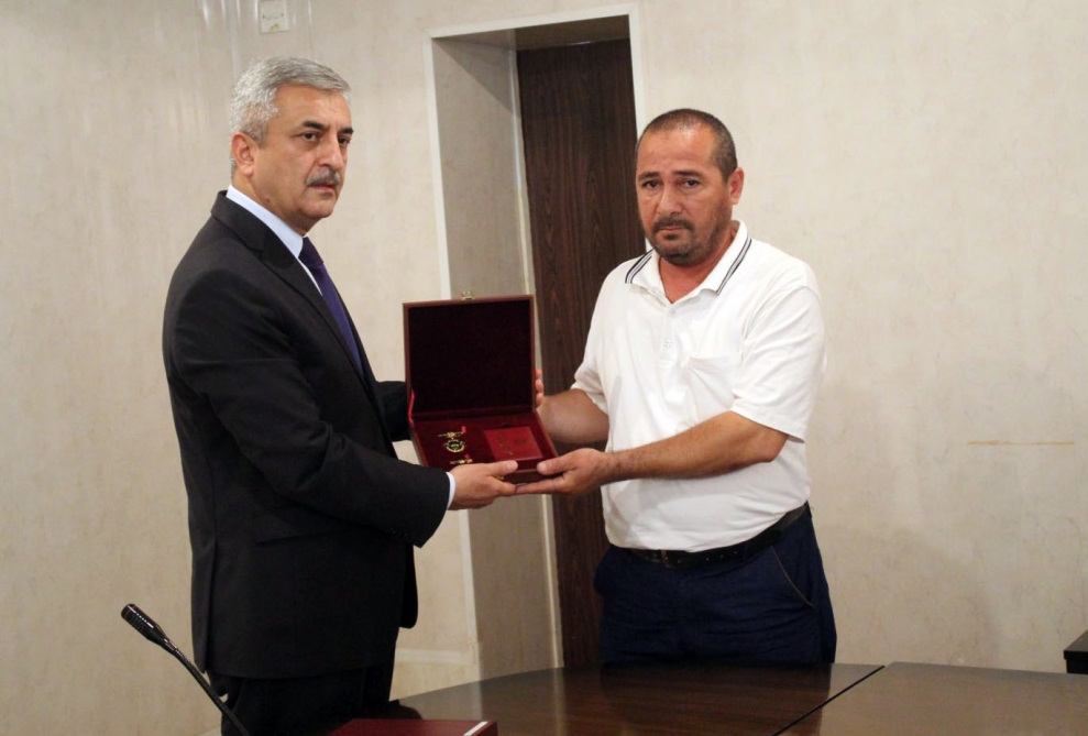 Şəhidin təltif olunduğu 