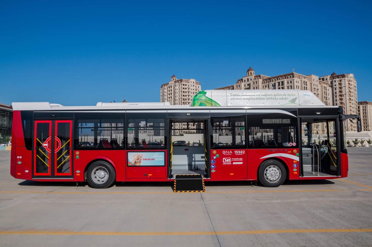 211 nömrəli marşruta 12 metrlik avtobuslar buraxılacaq