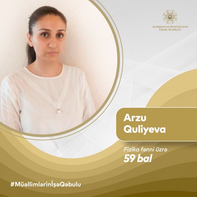 Müəllimlərin işə qəbulu imtahanında ən yüksək bal toplandı