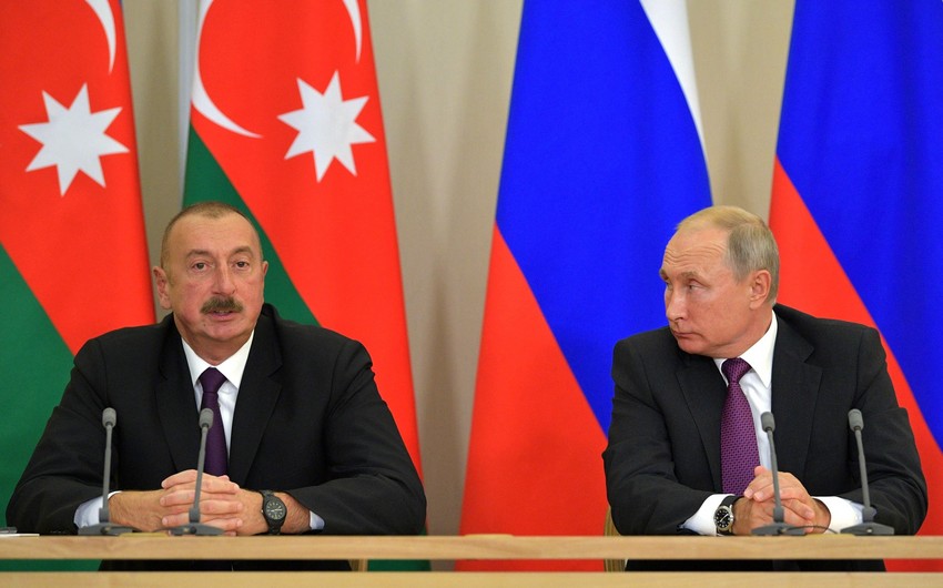İlham Əliyev Putinə başsağlığı verdi