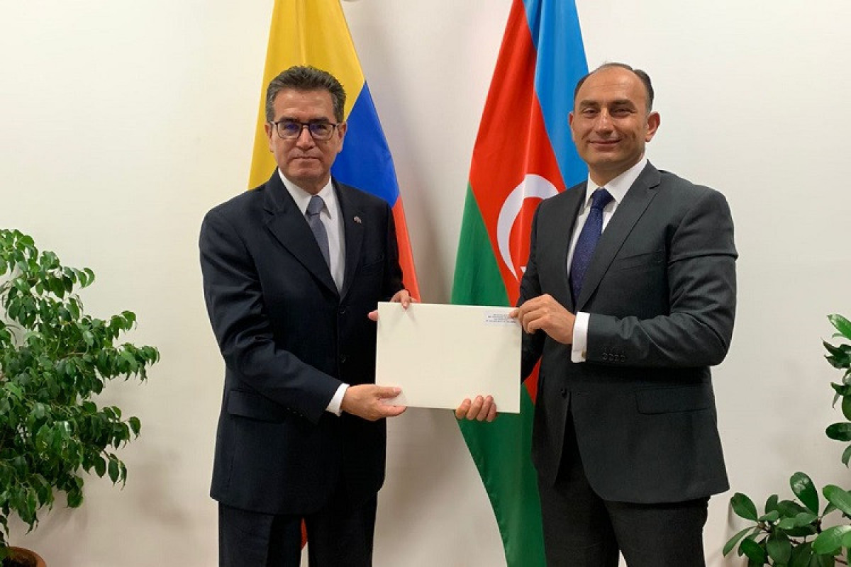 Kolumbiya Prezidenti Azərbaycan səfirinin etimadnaməsini qəbul etdi - FOTO
