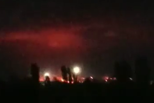 Ermənilər Qazaxla sərhəddə yanğın törətdi - FOTO