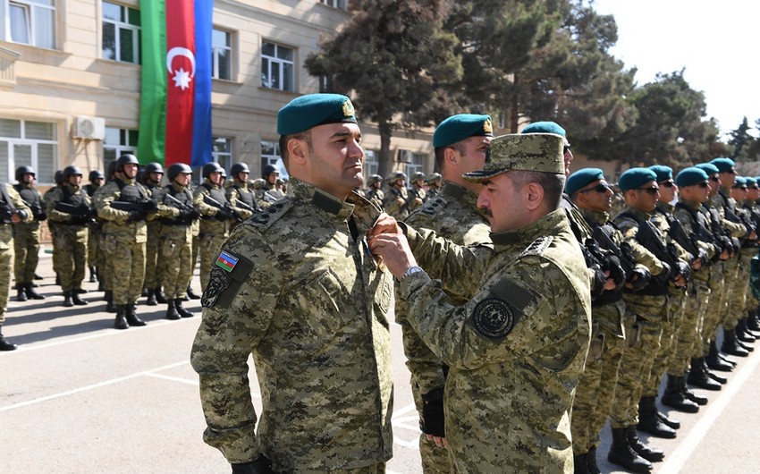 Təltif edilmiş sərhədçilərə orden və medallar təqdim olundu
