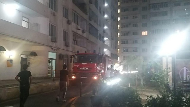 Paytaxtda hündürmərtəbəli binada YANĞIN