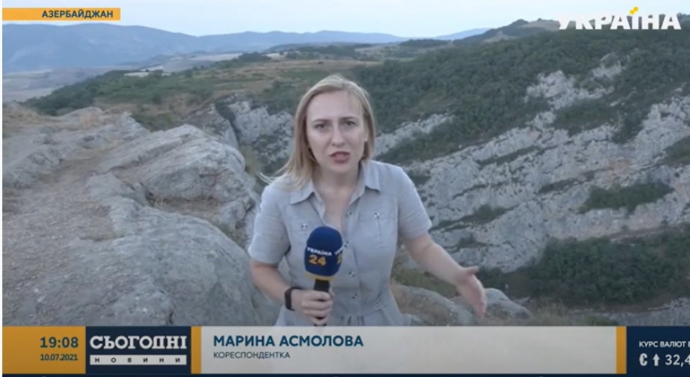 Ukraynanın ən nüfuzlu telekanalı Şuşadan xüsusi reportaj yayımladı