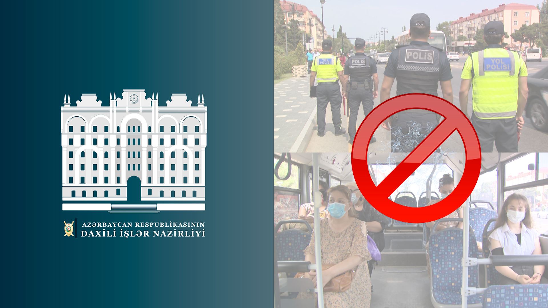 Avtobus və taksilərdə maska taxmayanlar cərimələndi - FOTOLAR