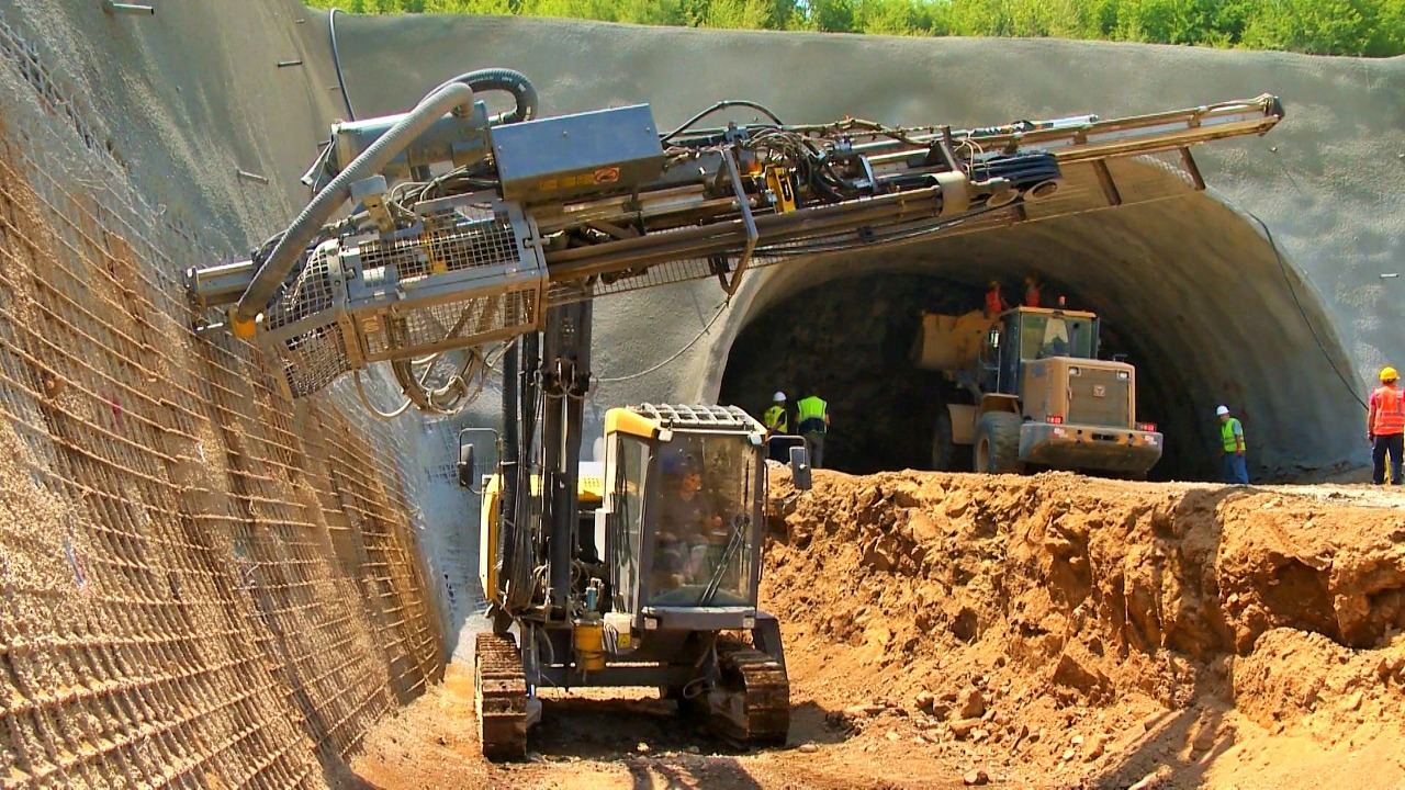 Əhmədbəyli-Füzuli-Şuşa yolunda tunellərin tikintisinə başlanıldı - FOTOLAR