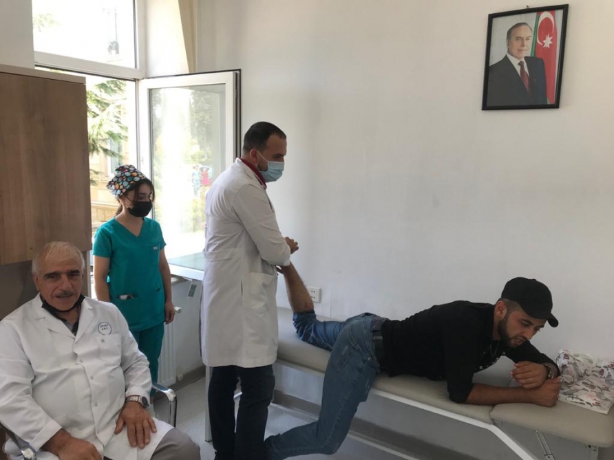 Astarada şəhid ailələri və qazilər üçün tibbi yardım aksiyası - FOTOLAR