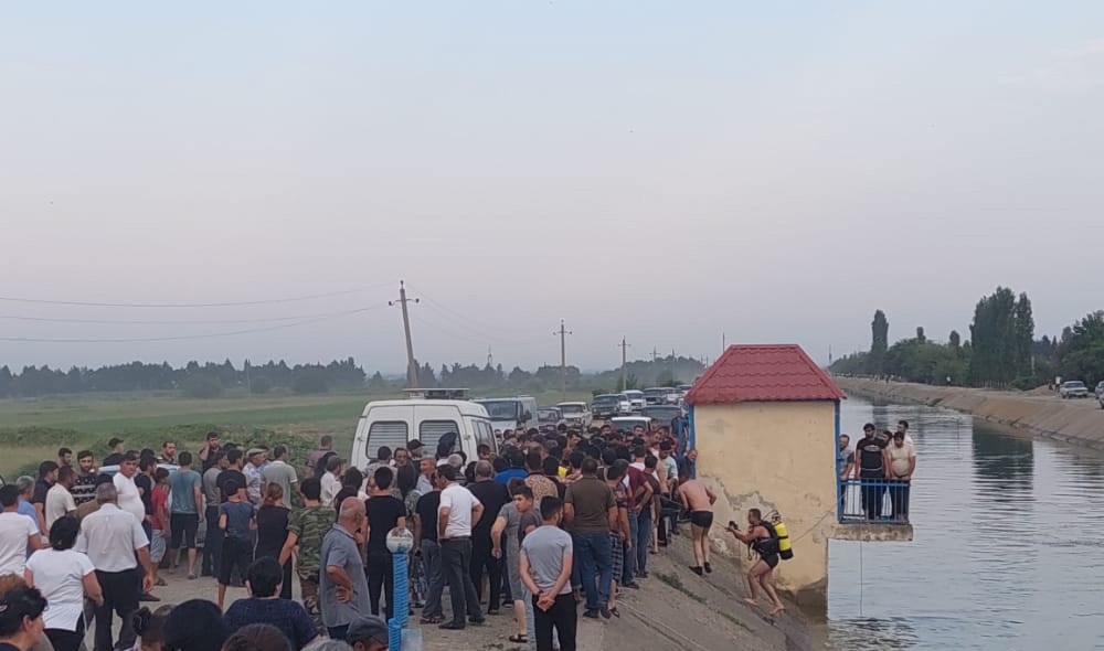 Şəmkirdə kanalda batan gəncin meyiti tapıldı - YENİLƏNİB