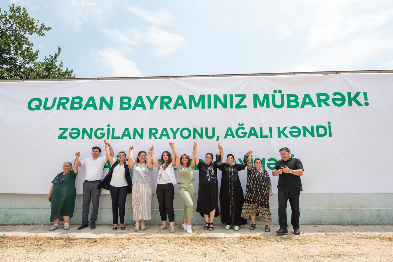 Azad olunmuş ərazilərdə Qurban bayramı qeyd olunur - FOTO