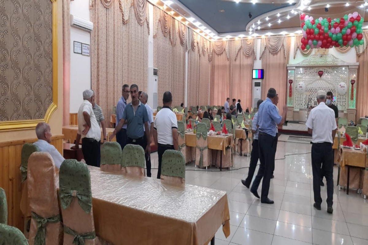Karantin qaydalarını pozan şadlıq sarayları cərimələndi