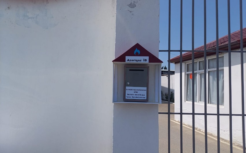 “Azəriqaz” bölgələrdə abunəçilər üçün müraciət qutuları quraşdırır
