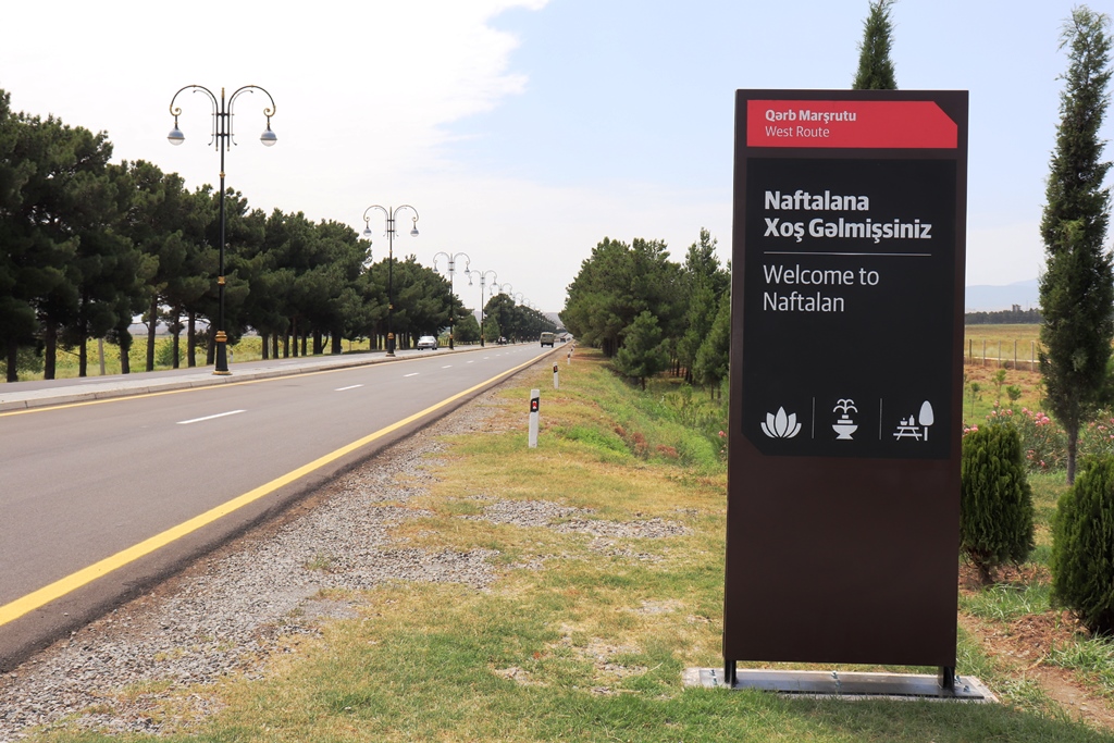 Naftalanda 7 km uzunluğunda velosiped yolu istifadəyə verilib