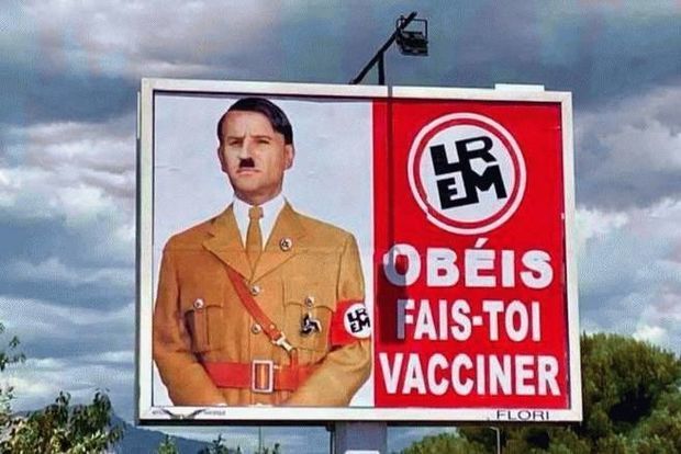 Makron onu Hitlerə bənzədən şəxsi məhkəməyə verdi
