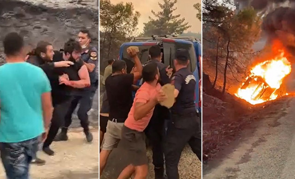 Türkiyədə meşə yanğınına görə iki PKK-çı saxlanıldı
