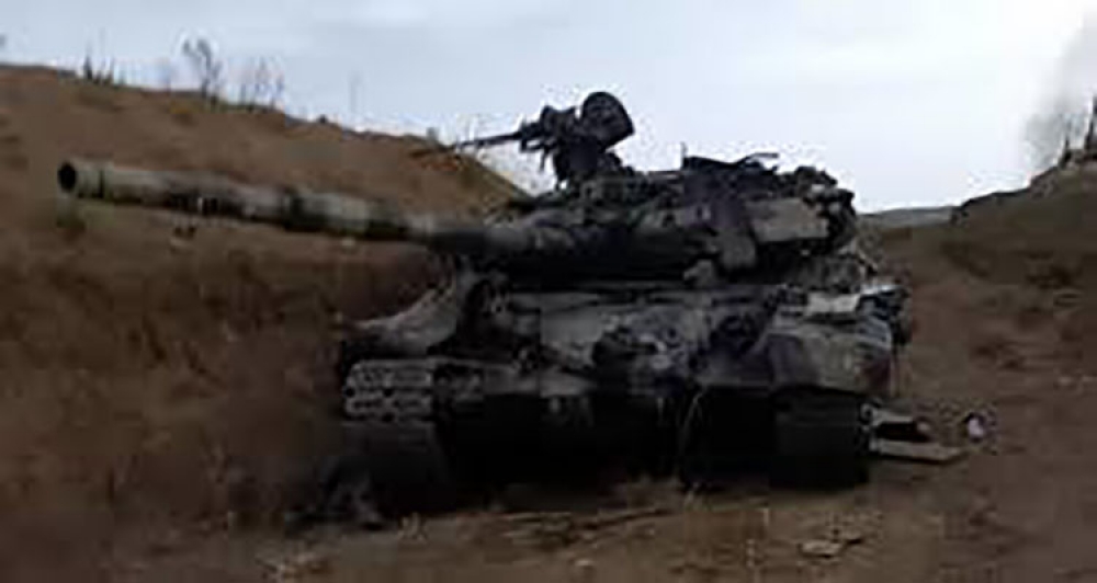 Ermənistan ordusunun tankı PARTLADI