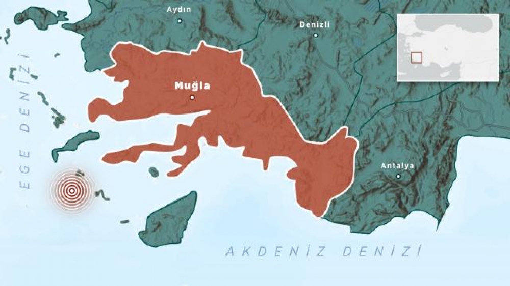 Egey dənizində zəlzələ şoku: 131 təkan qeydə alındı  