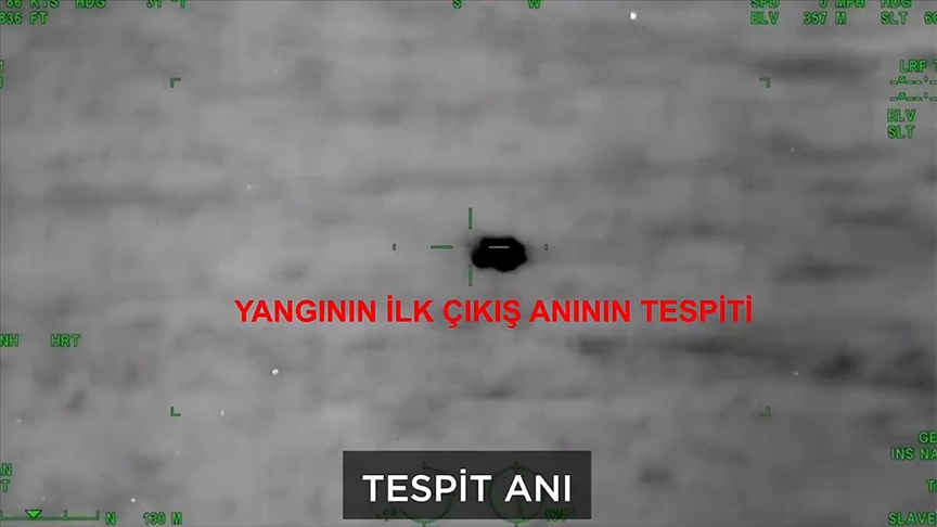 “Bayraktar” 103 yanğın yerini aşkarladı