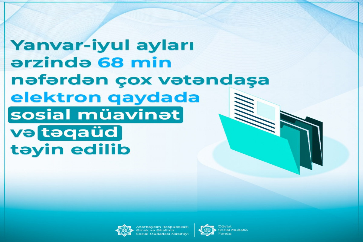 68 mindən çox vətəndaşa müavinət və təqaüd təyin olunub