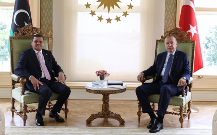 Ərdoğan Liviyanın baş naziri ilə görüşdü