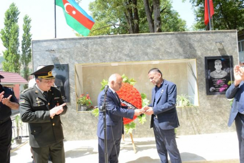 Şəhid qardaşların xatirəsinə inşa edilən bulaq istifadəyə verildi - FOTOLAR
