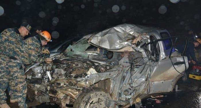 Ermənistanda rus hərbçilər qəzaya düşdü: Ölən və yaralılar var
