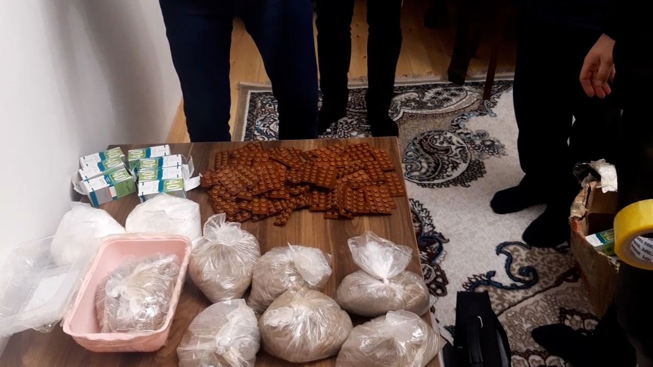 2 tona yaxın narkotik dövriyyədən çıxarılıb