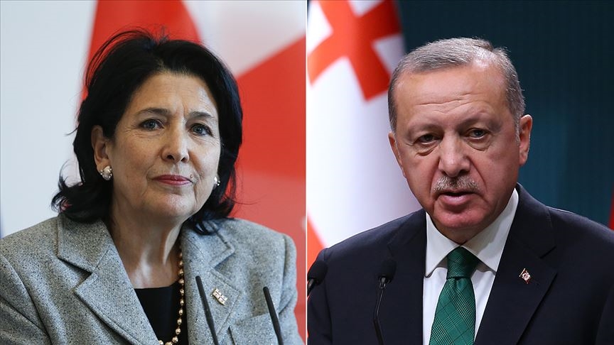 Ərdoğan Zurabişviliyə təşəkkür etdi